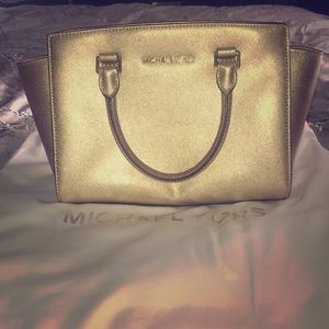 Michael Kors Gold Purse